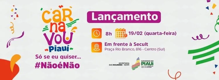 Secretaria das Mulheres lança campanha de Carnaval contra importunação sexual na quarta (19)