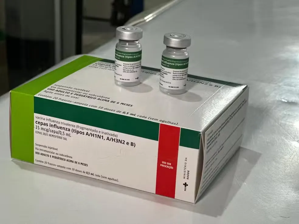 Vacina contra Influenza, vacina gripe — Foto: Kléber Teixeira/Inter TV Cabugi