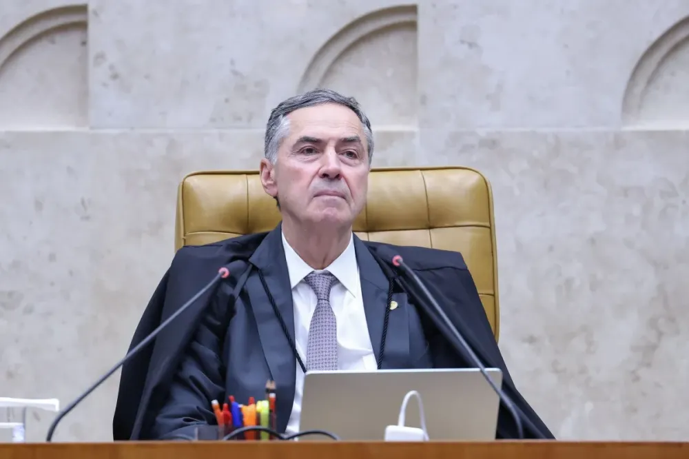Ministro Luís Roberto Barroso em Sessão plenária do Supremo Tribunal Federal (STF) • Antonio Augusto/STF