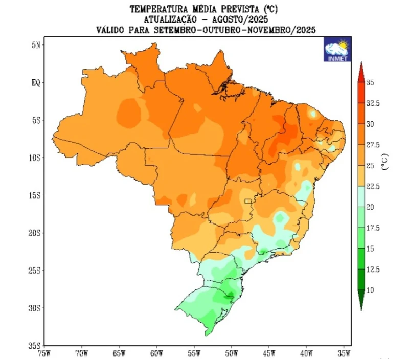 Primeiros dias de setembro no Piauí devem ser aquecidos, afirma especialista