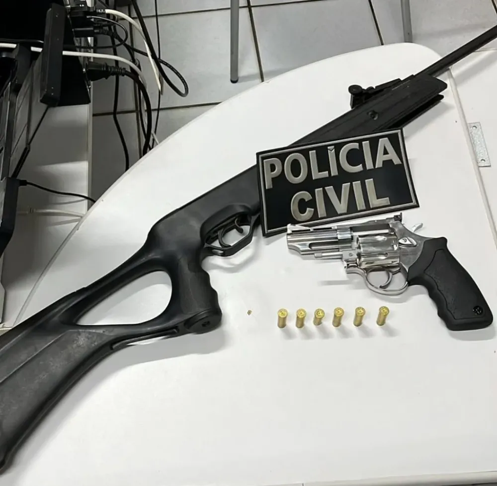 Arma apreendida (Foto: PC-PI)