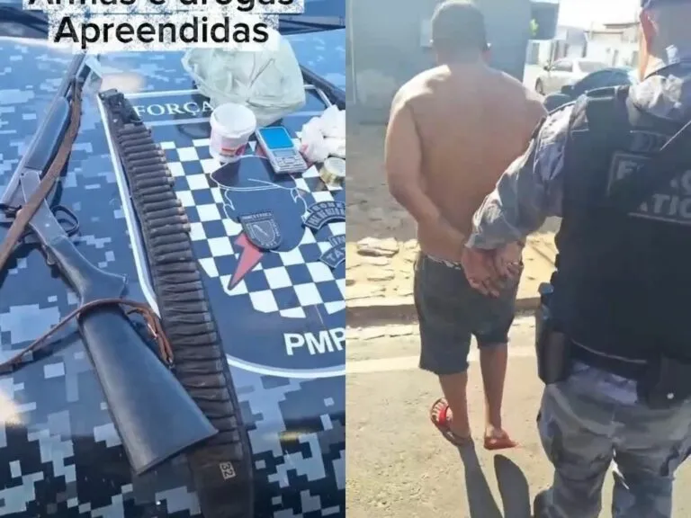 Homem é preso suspeito de tentativa de homicídio contra adolescente (Foto: Reprodução PMPI)