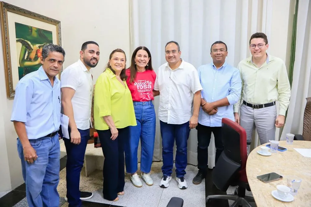 Margarete Coelho se reúne com Silvio Mendes e fala de projetos para Teresina