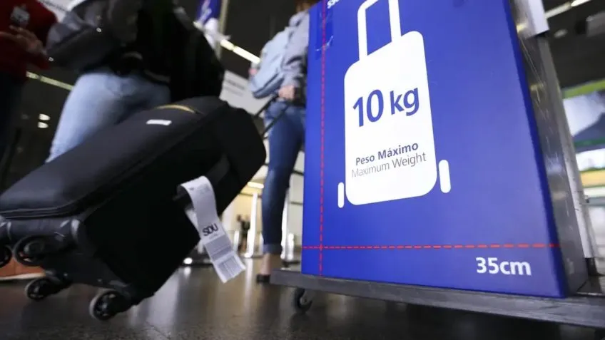 Aprovada na Câmara gratuidade para bagagem de mão e despachada de até 23 kg
