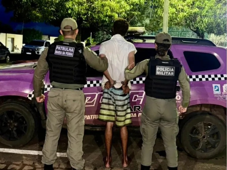 Homem identificado com as iniciais A.P.B.N. suspeito de importunação sexual (Foto: Ascom)