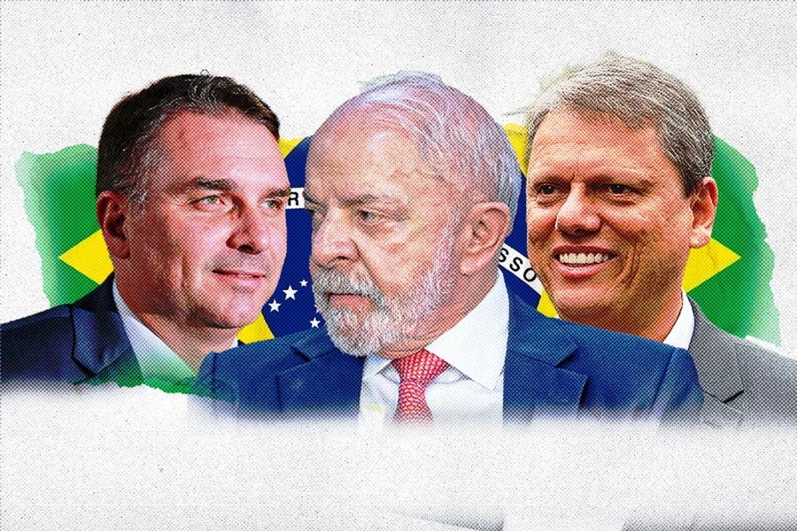 Meio/Ideia: Lula empataria no 2º turno com Flávio Bolsonaro e Tarcísio