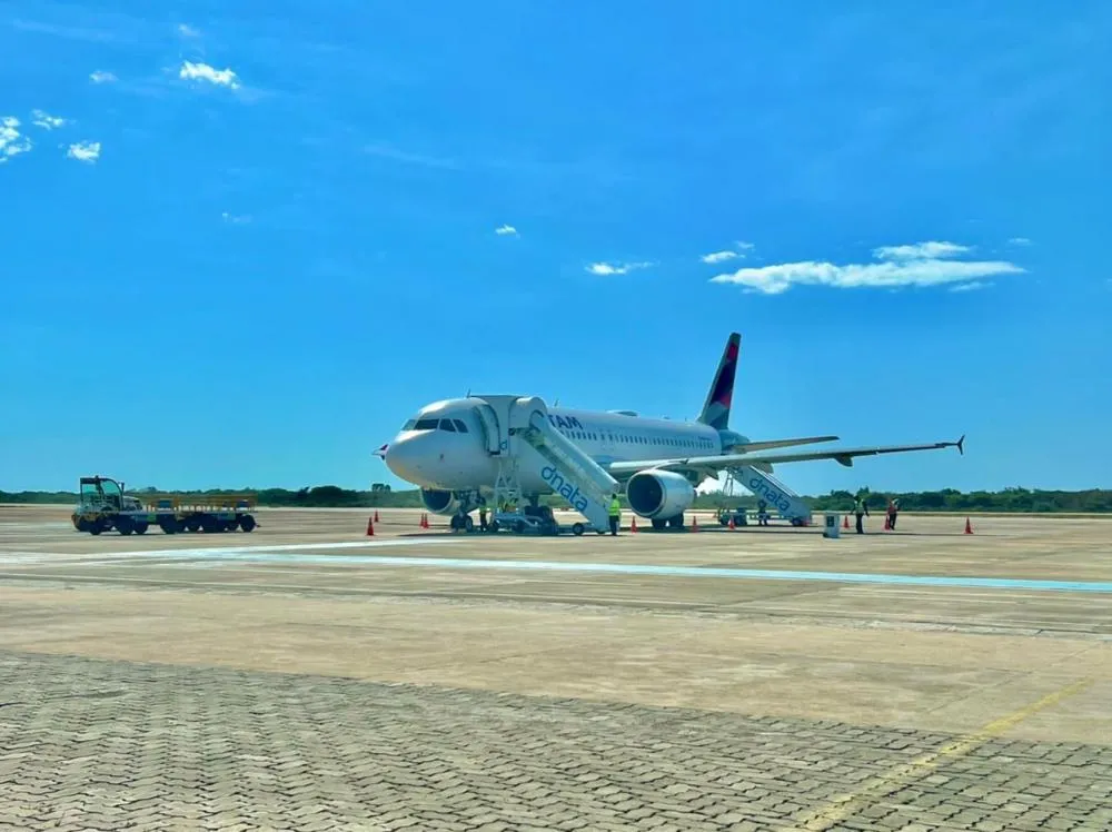 Os aeroportos nordestinos somaram 4,39 milhões de passageiros (Foto: divulgação Latam