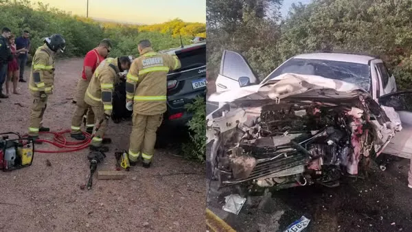 Acidente grave deixa motoristas feridos em rodovia no PI — Foto: Reprodução
