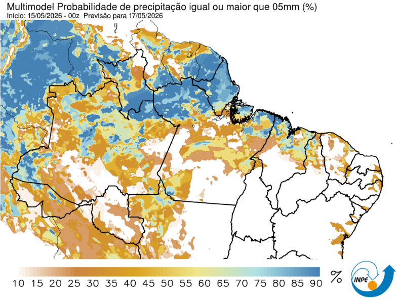 Piauí terá fim de semana de chuva no litoral e calor de até 36°C no Sul
