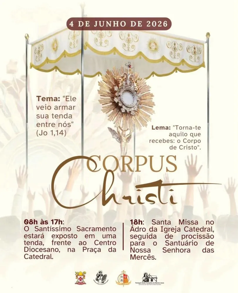 Corpus Christi terá programação especial de adoração e procissão em São Raimundo Nonato