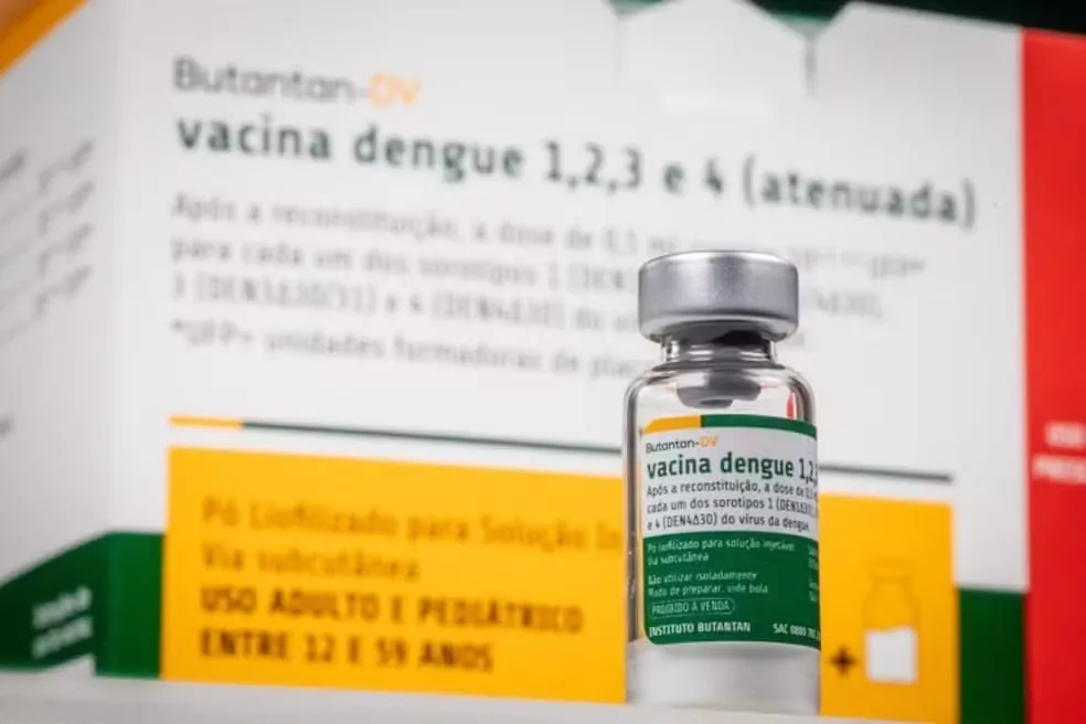 Vacina contra a dengue feita pelo Butantan — Foto: Instituto Butantan/ Divulgação