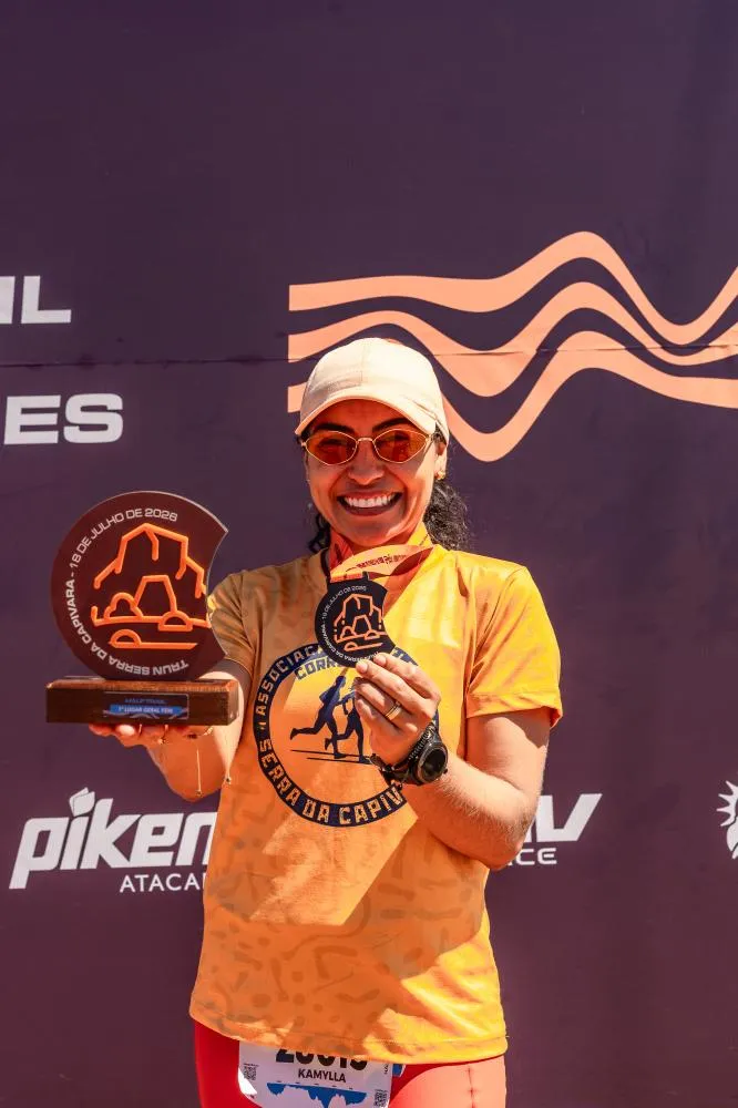 Atleta Kamylla Passos é campeã geral dos 28 km da Trun Series e leva São Raimundo Nonato ao topo do pódio