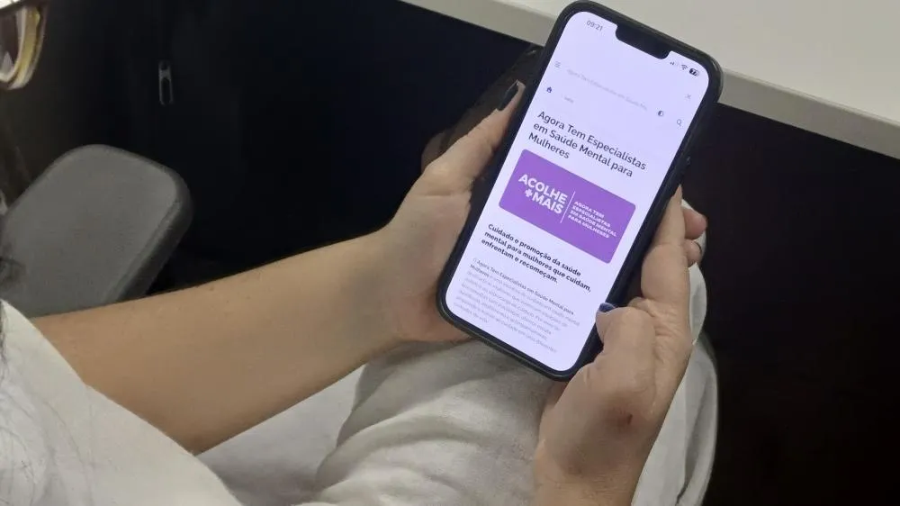 Aplicativo Acolhe Mais oferece atendimento psicológico gratuito pelo SUS para mulheres