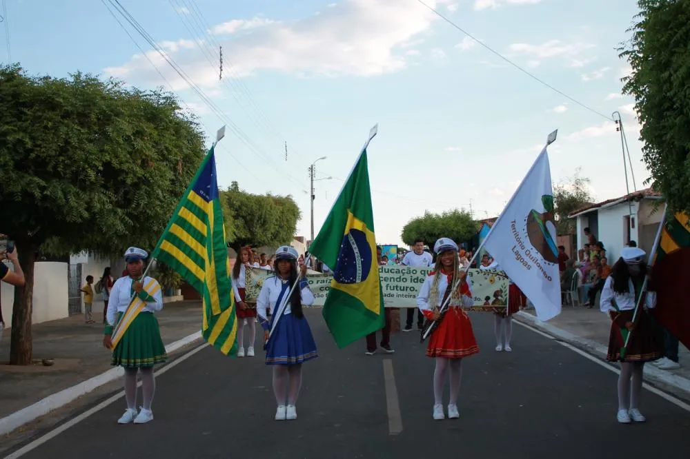 Desfile Cívico da Independência do Brasil no Quilombo Lagoas reúne comunidades em celebração à cultura e à cidadania
