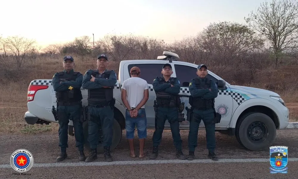 Polícia prende em Várzea Branca homem condenado a mais de 19 anos de prisão por crime de estupro