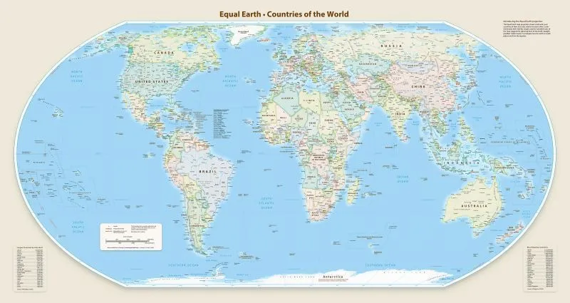 Brasil 'cresce' em novo mapa-múndi aprovado pela ONU; entenda o motivo