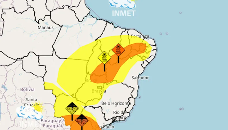 Umidade do ar pode chegar a 12% em cidades do Piauí neste sábado (19)