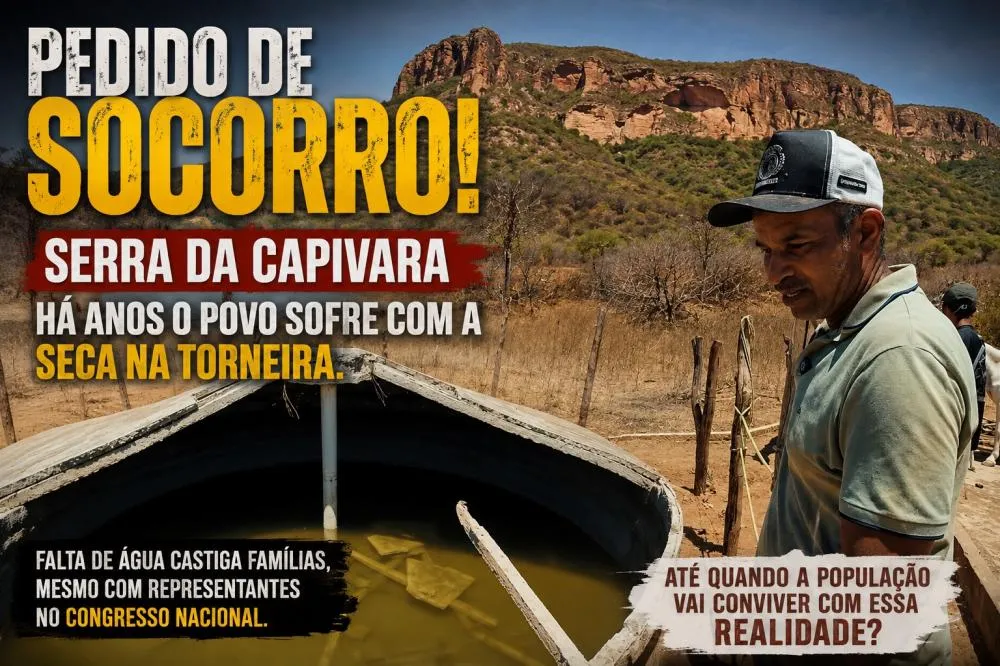 Pedido de socorro: há anos, população da Serra da Capivara sofre com a falta de água