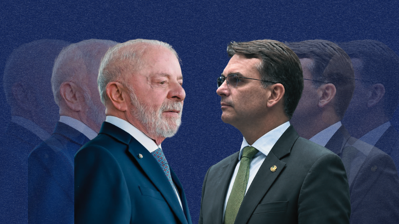 Flávio e Lula vão disputar segundo turno da eleição presidencial de 2026