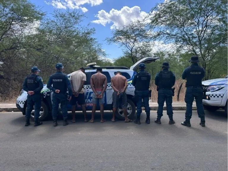 Três homens são presos durante ação policial em São Raimundo Nonato