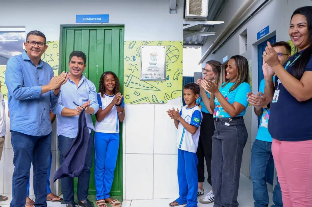 Dom Inocêncio inaugura duas bibliotecas por meio do projeto Ventos do Saber