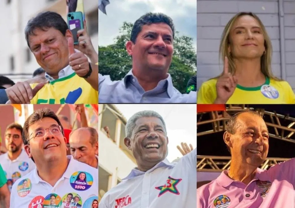 Brasil terá 21 governadores à direita e só 6 à esquerda